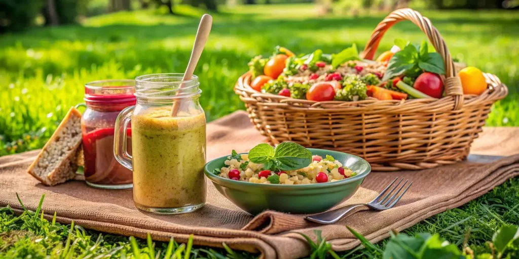 Healthy Vegetarian Picnic